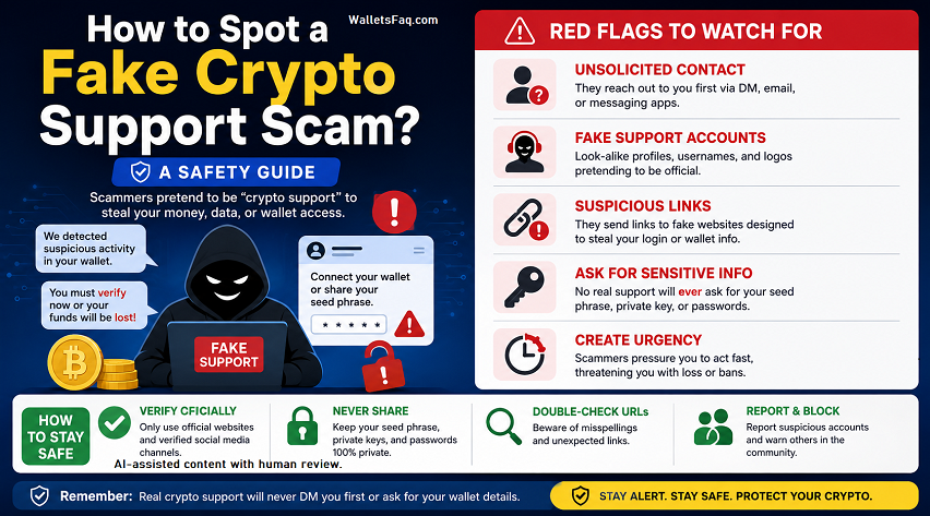 How to Spot a Fake Crypto Support Scam?