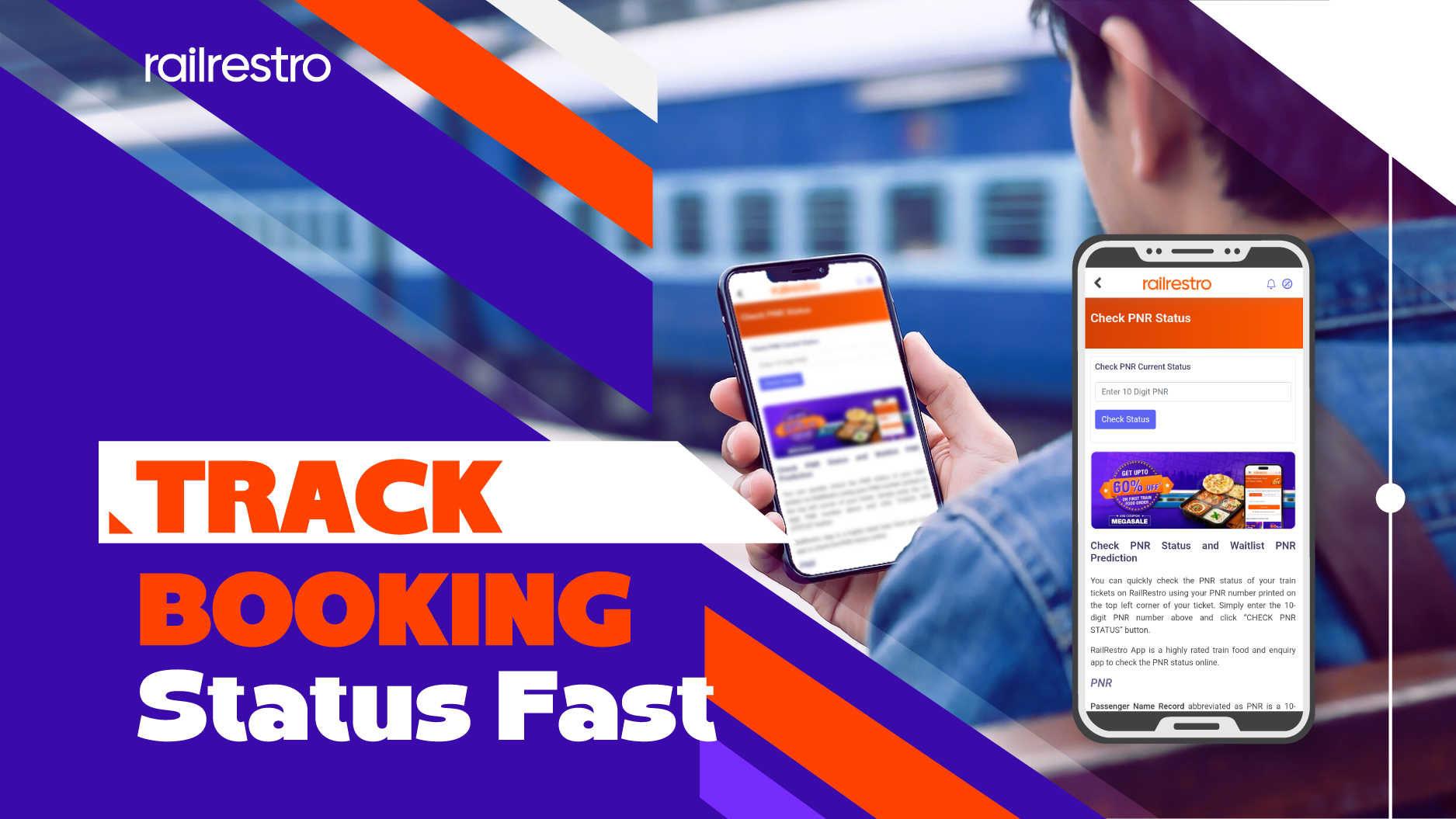 Check Train Ticket Booking Status Anytime, Anywhere