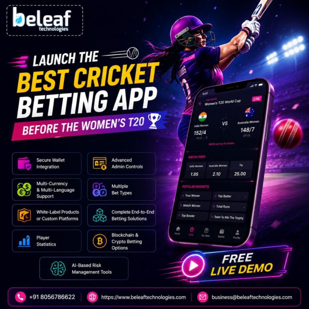Launch the best cricket betting app before the Women’s T20