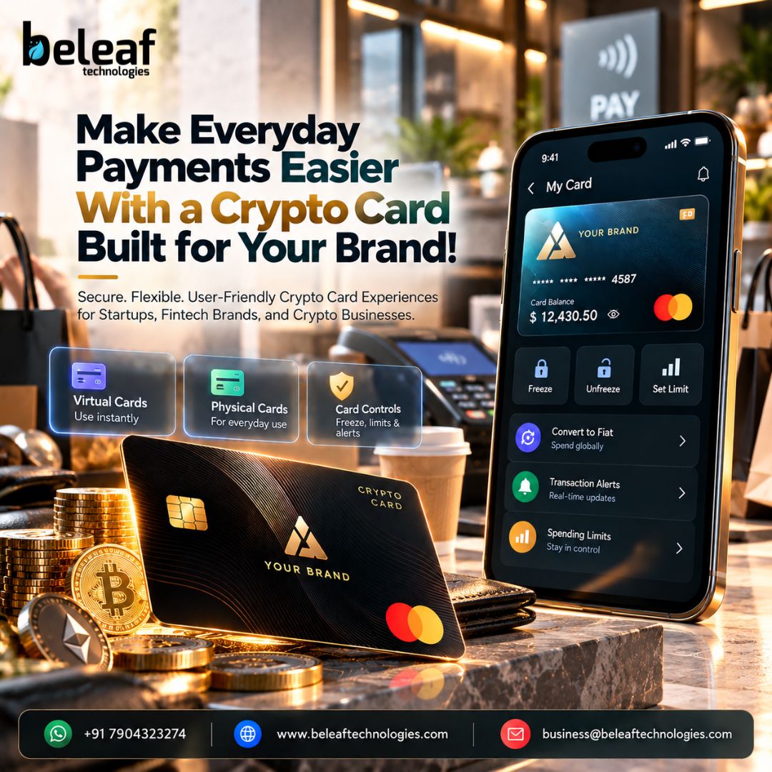 Make Everyday Payments Easier With a Crypto Card Built for Your Brand!