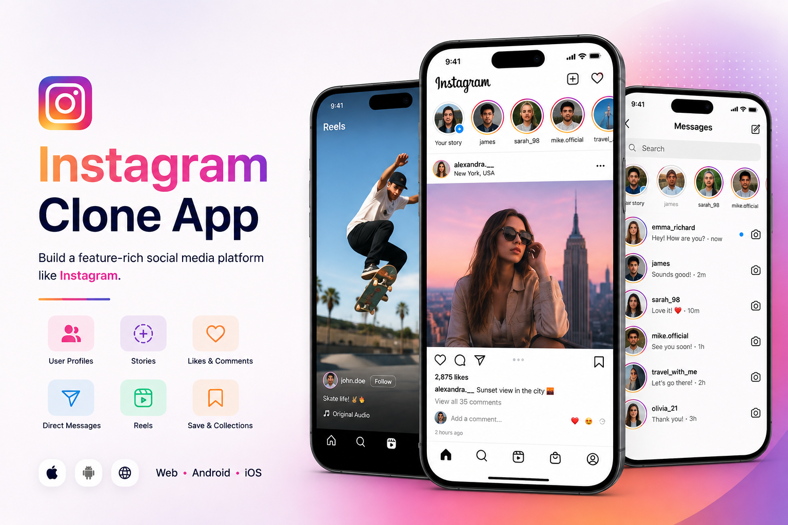 Instagram Clone App Development for Social Media Platforms