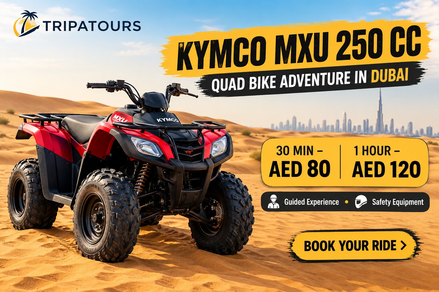 Kymco MXU 250 CC Quad Bike Dubai