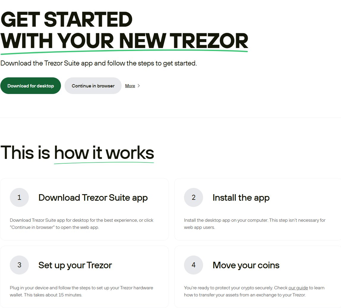 Trezor Wallet (Official) | Get Started With Trezor Wallet®