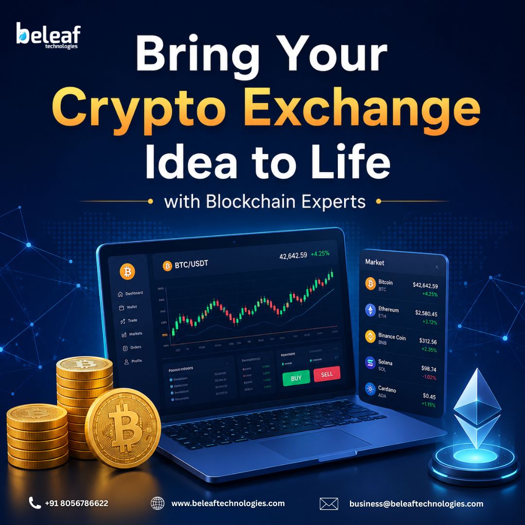 Bring Your Crypto Exchange Idea to Life with Blockchain Experts