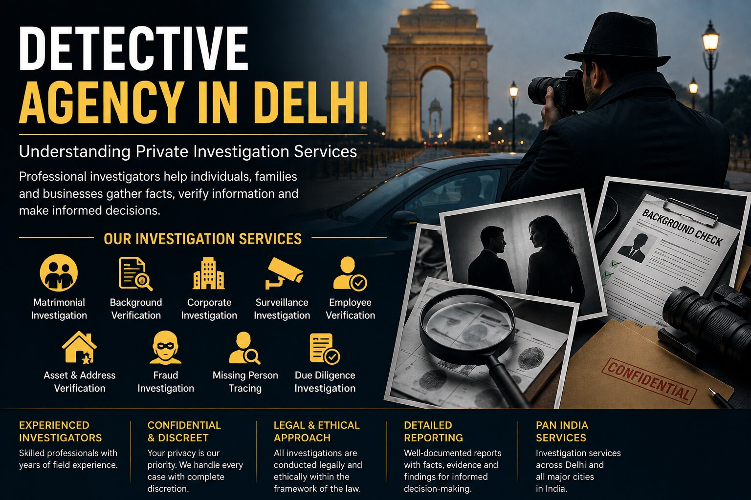 Detective Agency in Delhi | Best Detective Agency in Delhi