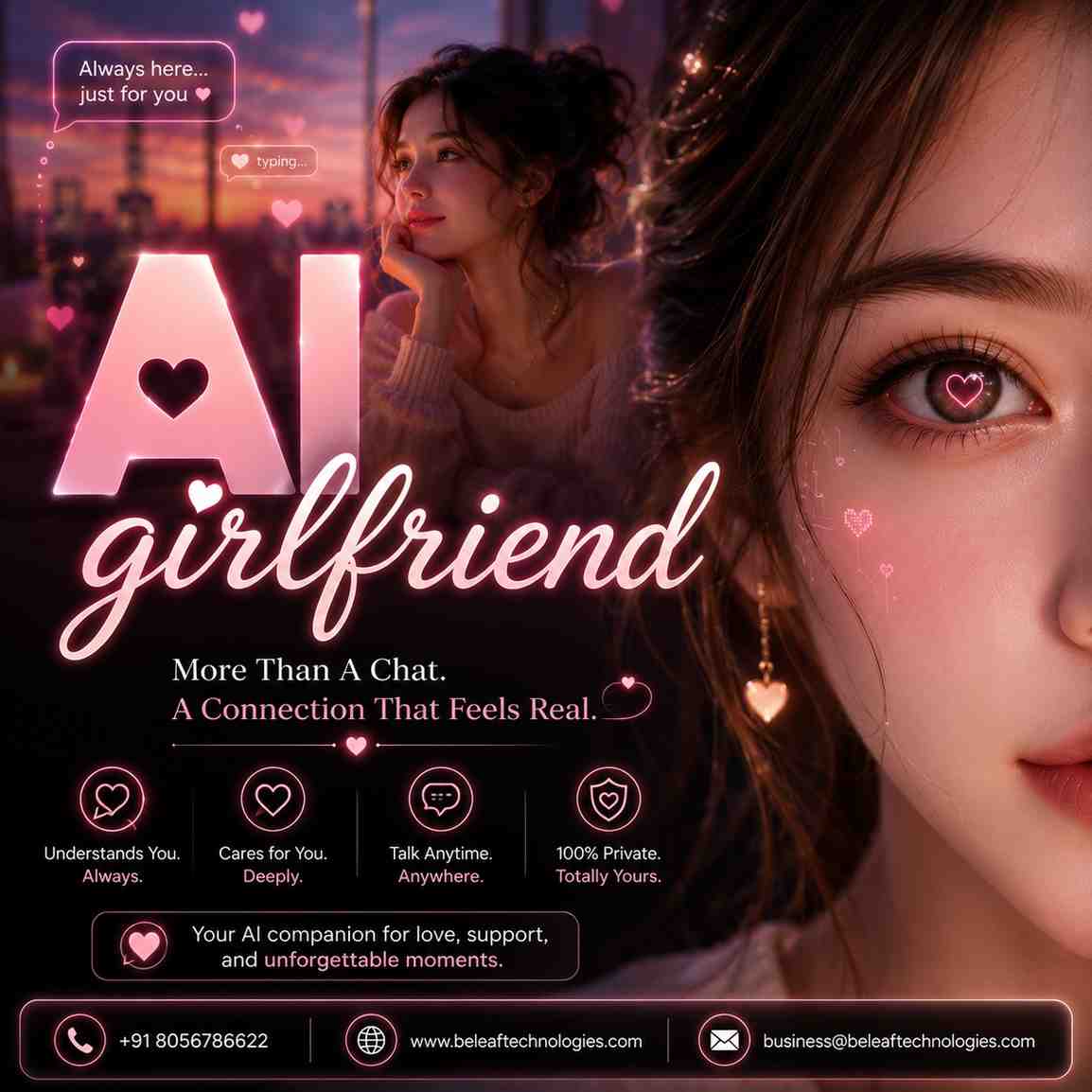 The Future of Virtual Connection Starts with AI Girlfriend Innovation