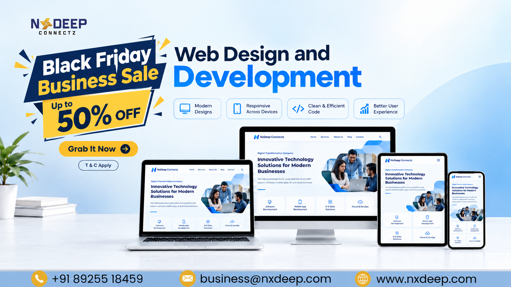 Black Friday 2026 Deals on Digital Services | Nxdeep Connectz