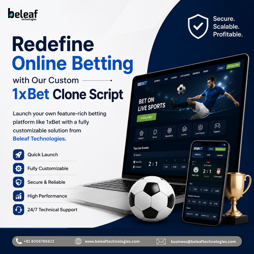 Best 1xBet Clone Software for Sports Betting & Casino Business