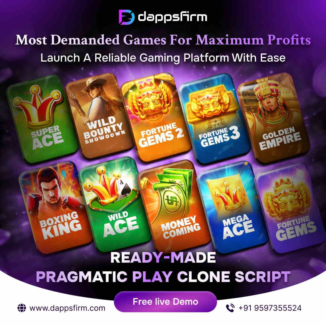 Pragmatic Play clone script | White Label Pragmatic Play clone software